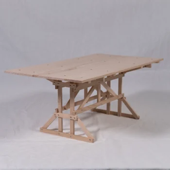 МИНИ-мебель, обеденный стол из клена 1: 6, мебель BJD, Подарки ручной работы
