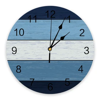Винтажные настенные часы для спальни с синим градиентом, большие современные настенные часы для кухни, столовой, Круглые настенные часы для гостиной, часы для домашнего декора.
