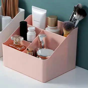 Подвесной органайзер для ювелирных изделий, прочный контейнер для хранения, пластиковый органайзер с несколькими отделениями, экономящий место для хранения на рабочем столе