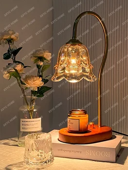 Восковая лампа для ароматерапии Linglan, прикроватная лампа для спальни в стиле французского ретро, украшение дома