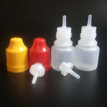 Пластиковая бутылка для жидкости для электронных сигарет объемом 3 мл PE пустая пластиковая бутылка для масла-капельницы с защитной крышкой для электронной сигареты eGo 13 цветов 100шт