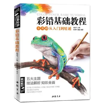 Новое поступление Учебник рисования цветным карандашом художественная книга Пейзаж/ Животные Суккуленты /Цветы / Foo Basic tutorial альбом с картинками