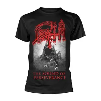 ЧЕРНАЯ футболка DEATH - THE SOUND OF PERSEVERANCE с принтом спереди и сзади X-Large