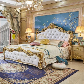Подгонянный королевский спальный гарнитур мебели для спальни гостиницы крытый