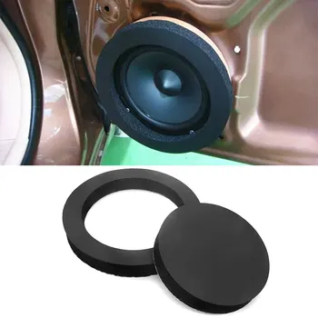 1 шт. Кольцо для автомобильного динамика Отделка басовых дверей Звукоизоляция Хлопковые Аудиоколонки Изоляционное кольцо Звуковые Самоклеящиеся Детали