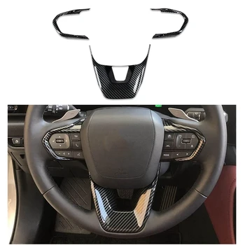 Для Lexus RX 350H 450H 500H 2023 2024 Кнопка переключения рулевого колеса автомобиля, Аксессуары для отделки панели-ABS Углеродное волокно