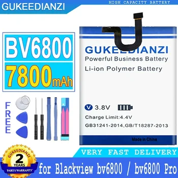 7800 мАч Новый Аккумулятор GUKEEDIANZI для Blackview BV6800 для Blackview BV6800 Pro IP68 Водонепроницаемый MT6750T Большой Мощности Bateria + инструменты