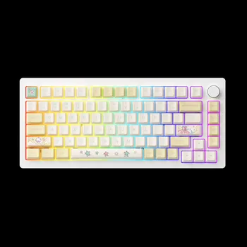 Механическая игровая клавиатура Akko MONSGEEK M1, 75% RGB, с горячей заменой, с ЧПУ, Алюминиевая Прокладка с ЧПУ
