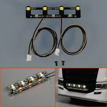 Светодиодный Прожектор на крыше PCB Light Board для масштаба 1:14 Tamiya RC Грузовик-Самосвал SCANIA 6x4 770S 56368 LESU DIY