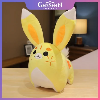 35 см/40 см Новая Ударная Плюшевая Игрушка Genshin Yaoyao Rabbit Plushies Yuegui Lovely Bunny Doll Косплей Реквизит Подарки На День Рождения Для Малыша Подарок