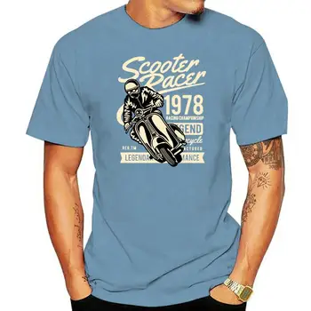 Модная Горячая футболка 2024 года - Scooter Racer - Roller Mod Scooterboys мотоцикл Для мальчиков 69 Ska Rally 50 ccm Футболка