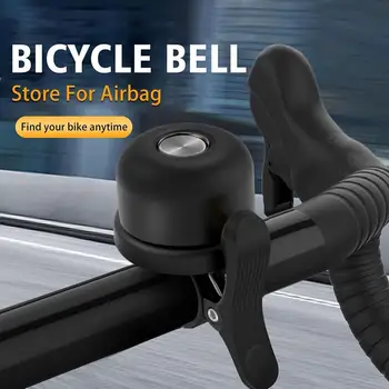 Классический велосипедный звонок для Apple AirTag Чехол Водонепроницаемый велосипедный звонок Крепление на руль Металлический звонок Аксессуары для велосипеда Воздушная бирка