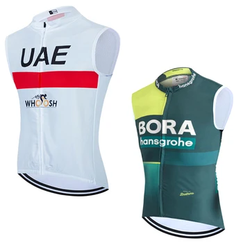 Новый велосипедный жилет ОАЭ 2024 года, Мужская футболка для шоссейного велосипеда Ropa Ciclismo Team Pro Для верховой езды, Майо без рукавов, Джерси