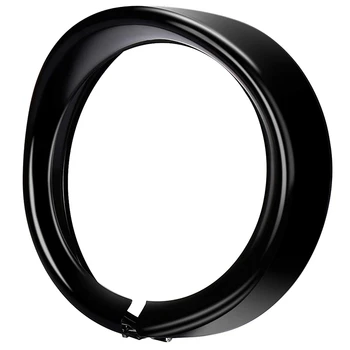 Кольцо для отделки фар 7-дюймового черного типа с козырьком Мотоциклетное кольцо для Softail Street Glide Road King Electra Glide