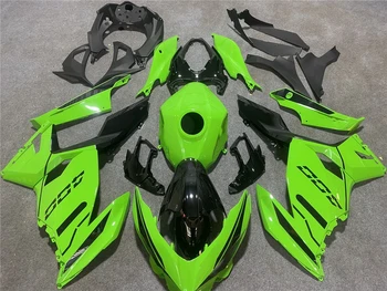Комплект обтекателя мотоцикла Подходит для Kawasaki Ninja 400 18-22 EX400 2018 2019 2020 2021 2022 Обтекатель Зеленый Черный