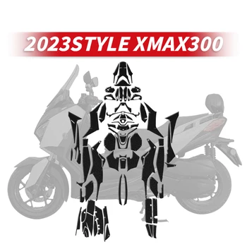 Для YAMAHA XMAX300 Наклейка на аксессуары для мотоциклов в стиле 2023 года Новый дизайн бронированных защитных наклеек