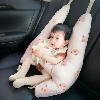 Детские Автомобильные подушки с мультяшным медведем, Корейская мультяшная хлопчатобумажная детская подушка для новорожденных, детская подушка для младенцев, подушка для младенцев