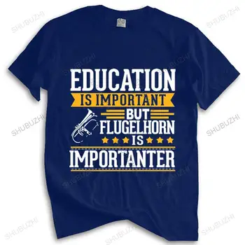 летняя футболка бренда shubuzhi, футболка Flugelhorn Is Importanter, Забавная футболка, новая футболка унисекс, топы свободного стиля