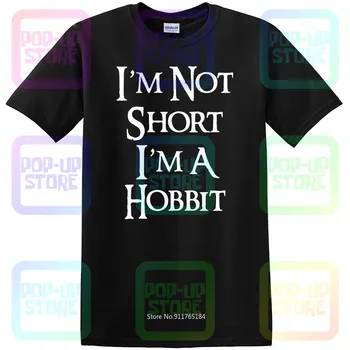 Мужская футболка с надписью I'M Not I'M A Hobbit, новинка 2018 года, футболка, тройник, унисекс, Размер: S-3XL